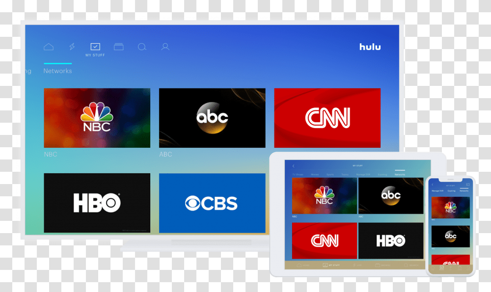 Hulu Live Tv, Mobile Phone, Electronics, Tablet Computer Transparent Png