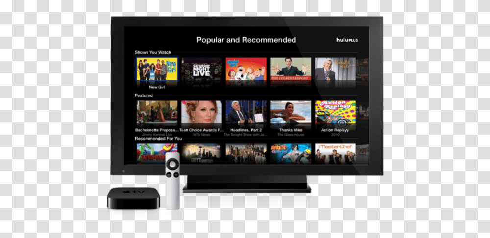 Hulu Plus Comes To Apple Finally Hulu On Smart Tv, Monitor, Screen, Electronics, Display Transparent Png