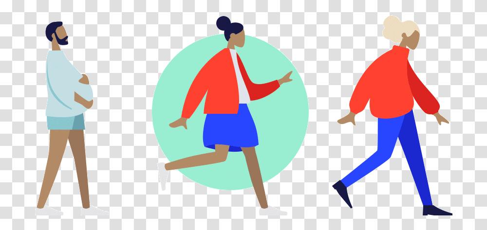 Humaaans Mix &match Illustration Library Social Distancing Gif Cartoon, Person, Outdoors, Standing, Clothing Transparent Png