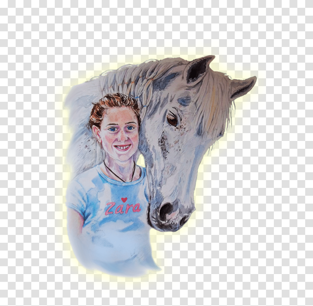 Human Amp Pet Custom Portraits Working Animal, Person, Horse, Mammal Transparent Png