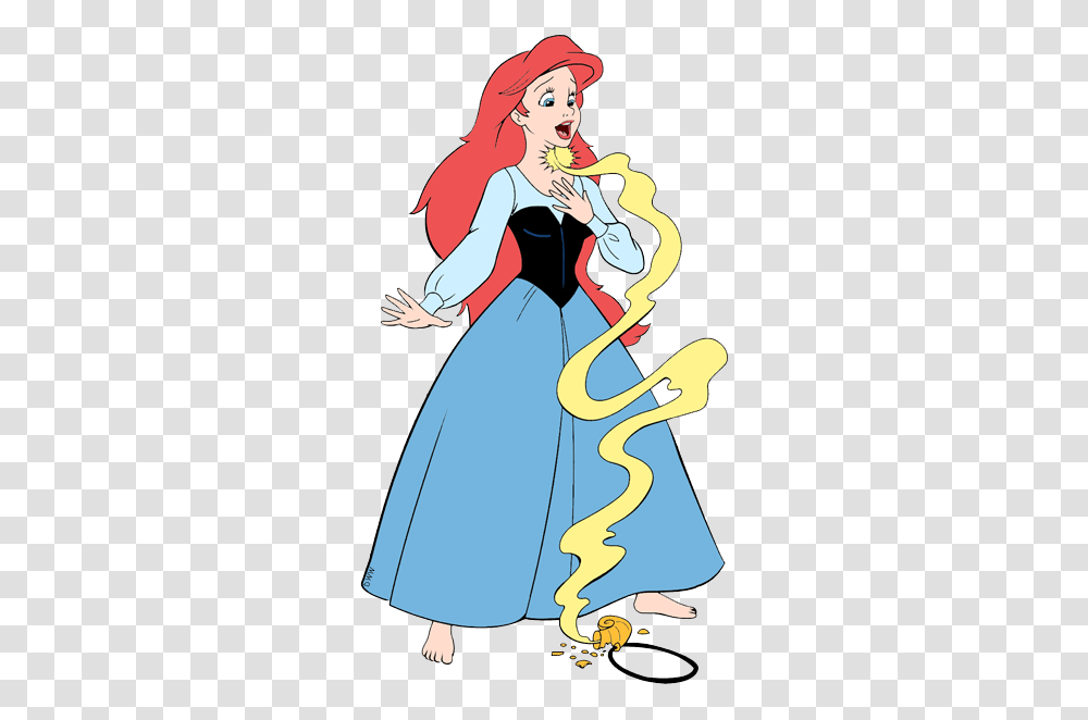 Human Ariel Clip Art Disney Clip Art Galore, Dress, Sleeve Transparent Png