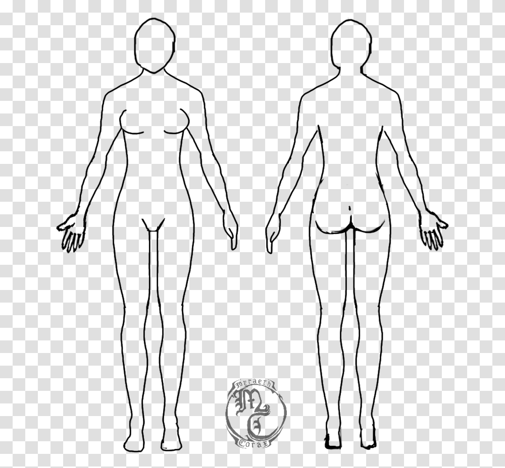 Human Body Outline Human Body Outline Female, Outdoors, Nature, Gray, Astronomy Transparent Png