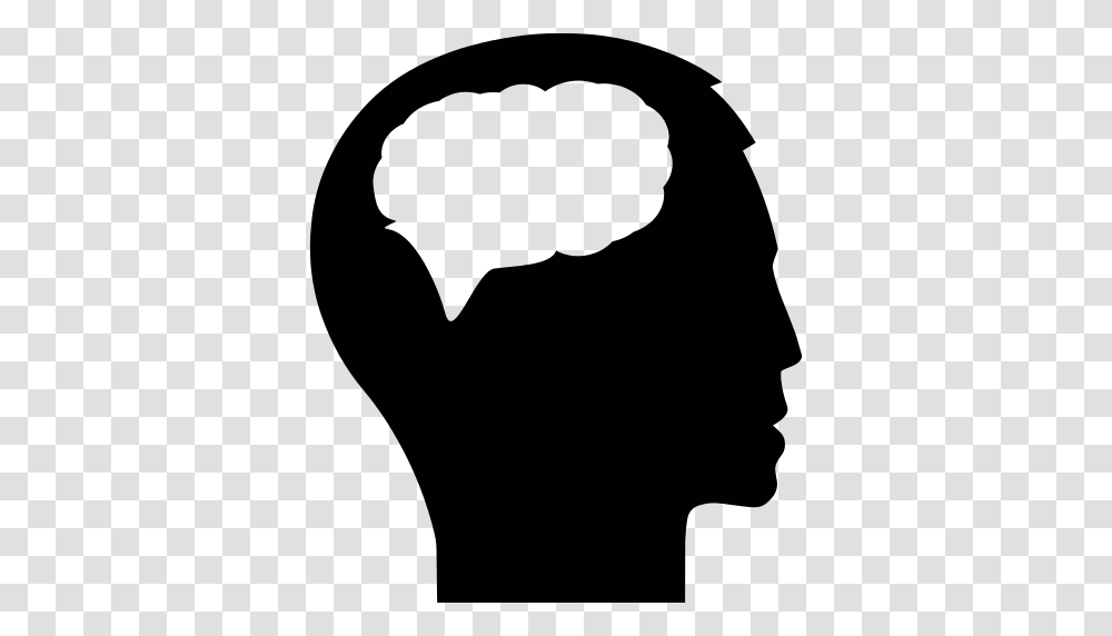 Human Brain Icon, Moon, Nature, Silhouette, Light Transparent Png
