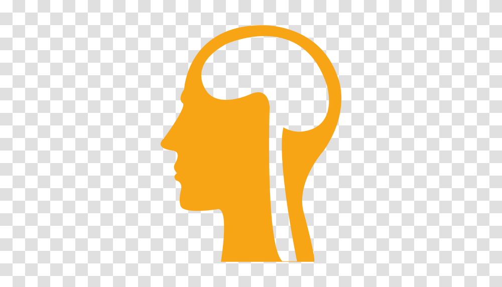 Human Brain Skull Sign, Face, Hip, Neck, Silhouette Transparent Png