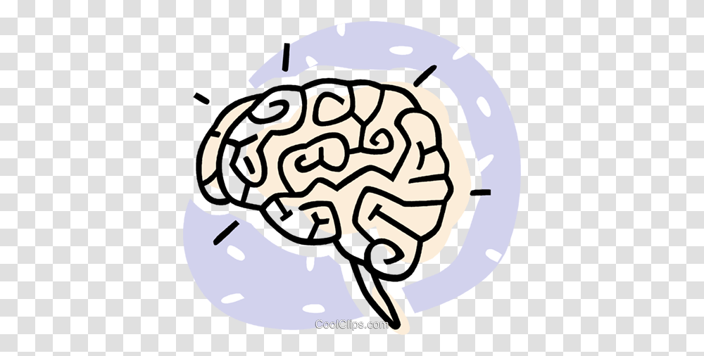 Human Brains Royalty Free Vector Clip Art Illustration, Maze, Labyrinth, Pattern Transparent Png