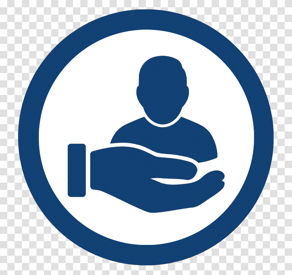 Human Care Icon, Hand, Logo Transparent Png