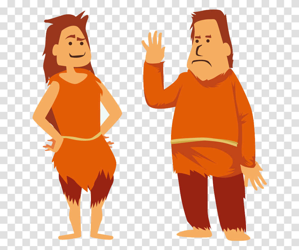 Human Clipart Stone Age Man Cartoon Stone Age Man, Person, Face, People, Hand Transparent Png
