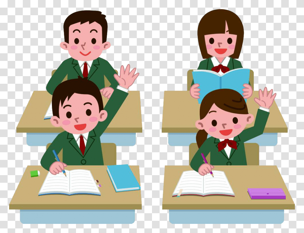 Human Clipart Student Attend Class Clipart, School, Indoors, Crowd Transparent Png