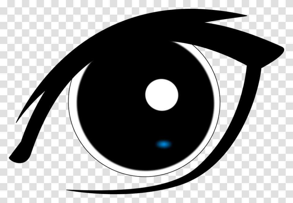 Human Eyes Clipart Black And White Collection, Moon, Outer Space, Night, Astronomy Transparent Png