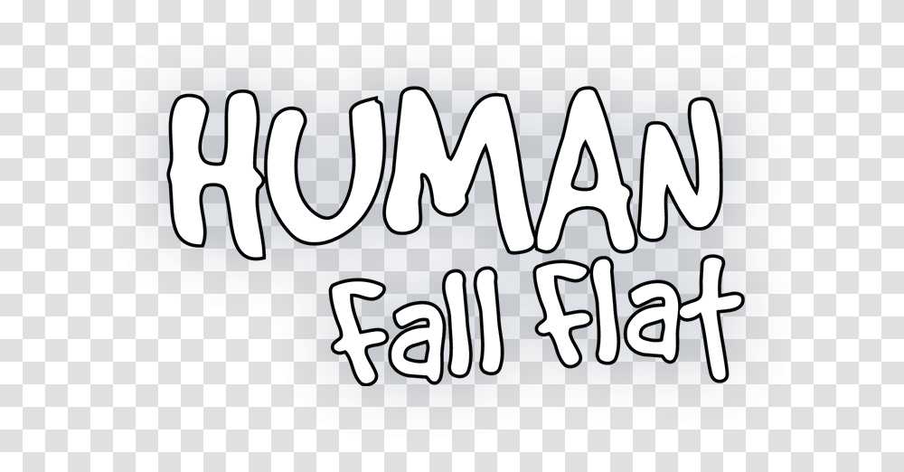 Human Fall Flat Human Fall Flat Logo, Alphabet, Label, Handwriting Transparent Png