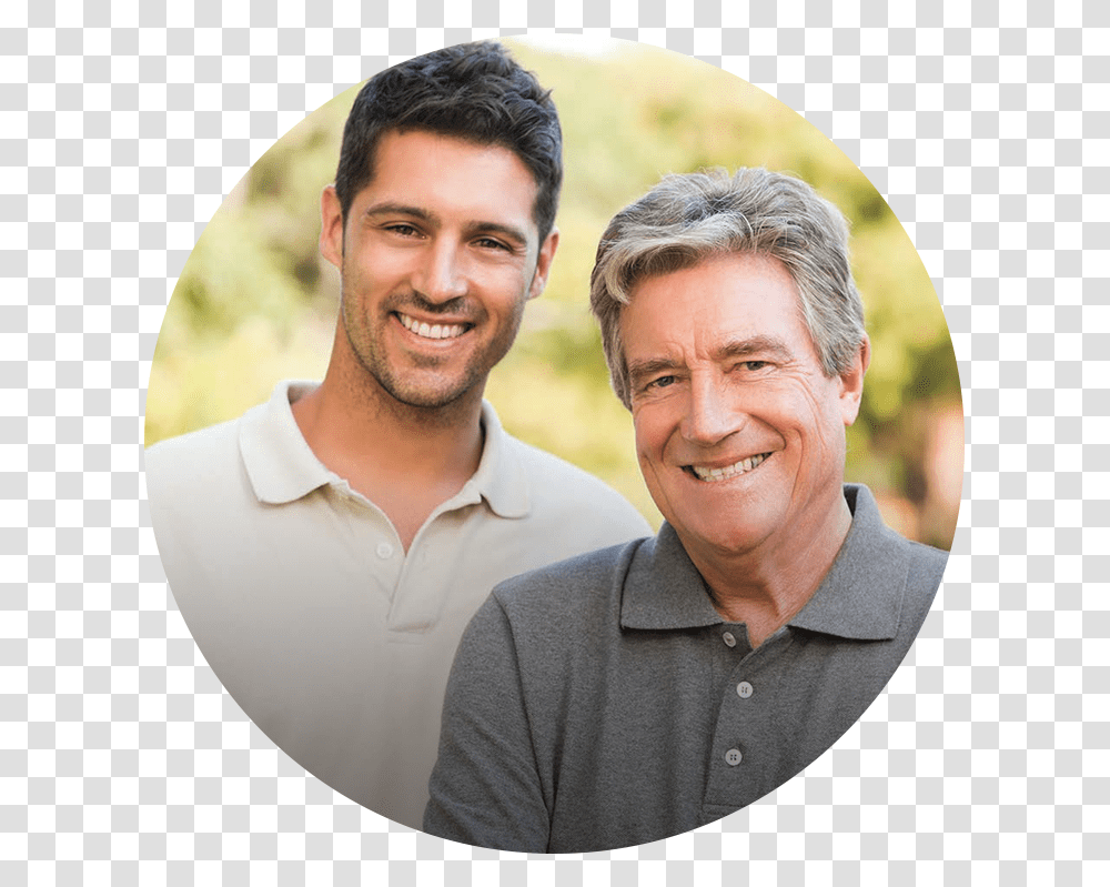 Human Hair Father With Older Son, Person, Face, Dating, People Transparent Png
