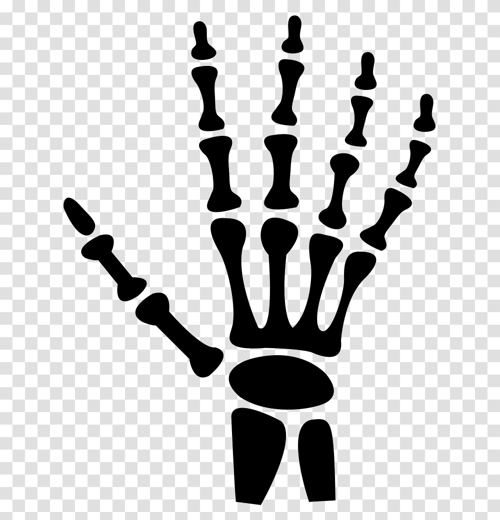 Human Hand Bones Skeleton Hand Clipart, Chess, Game, Silhouette, Footprint Transparent Png