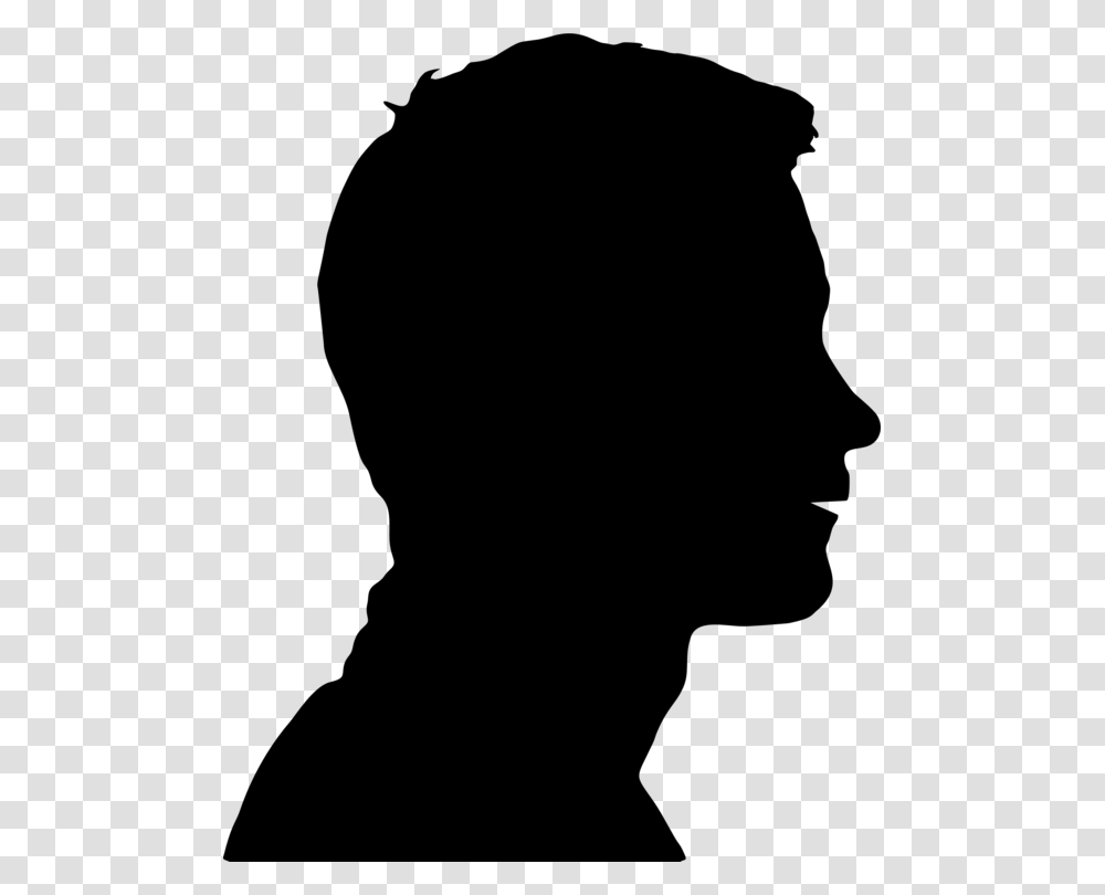 Human Head Face Silhouette Brain, Gray, World Of Warcraft Transparent Png