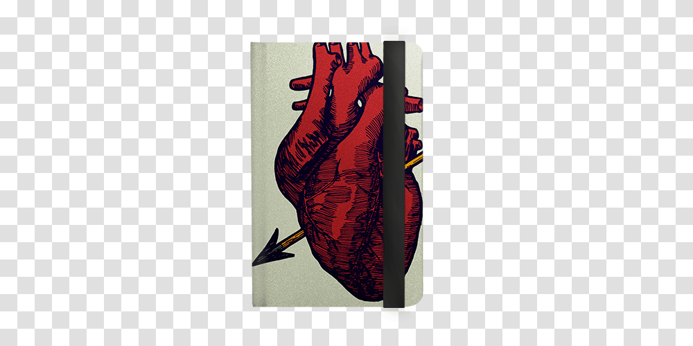 Human Heart Drawing With Arrow, Label, Advertisement, Poster Transparent Png