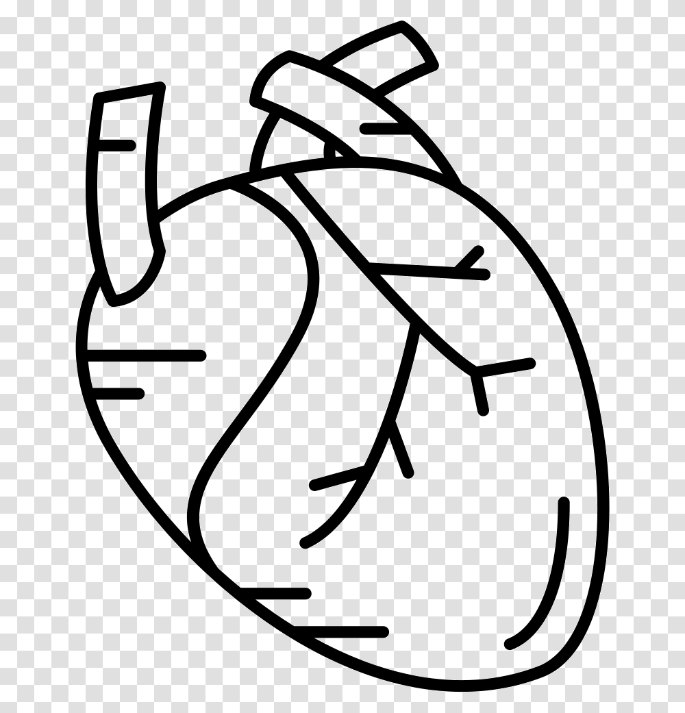 Human Heart Icon Svg, Stencil, Bag Transparent Png