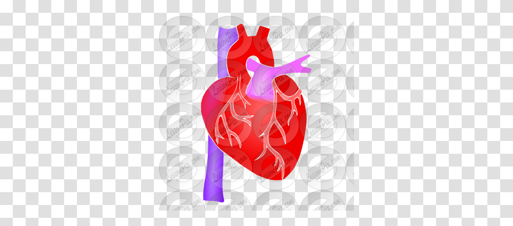 Human Heart Stencil For Classroom Therapy Use Great Graphic Design, Advertisement, Poster, Flyer, Paper Transparent Png