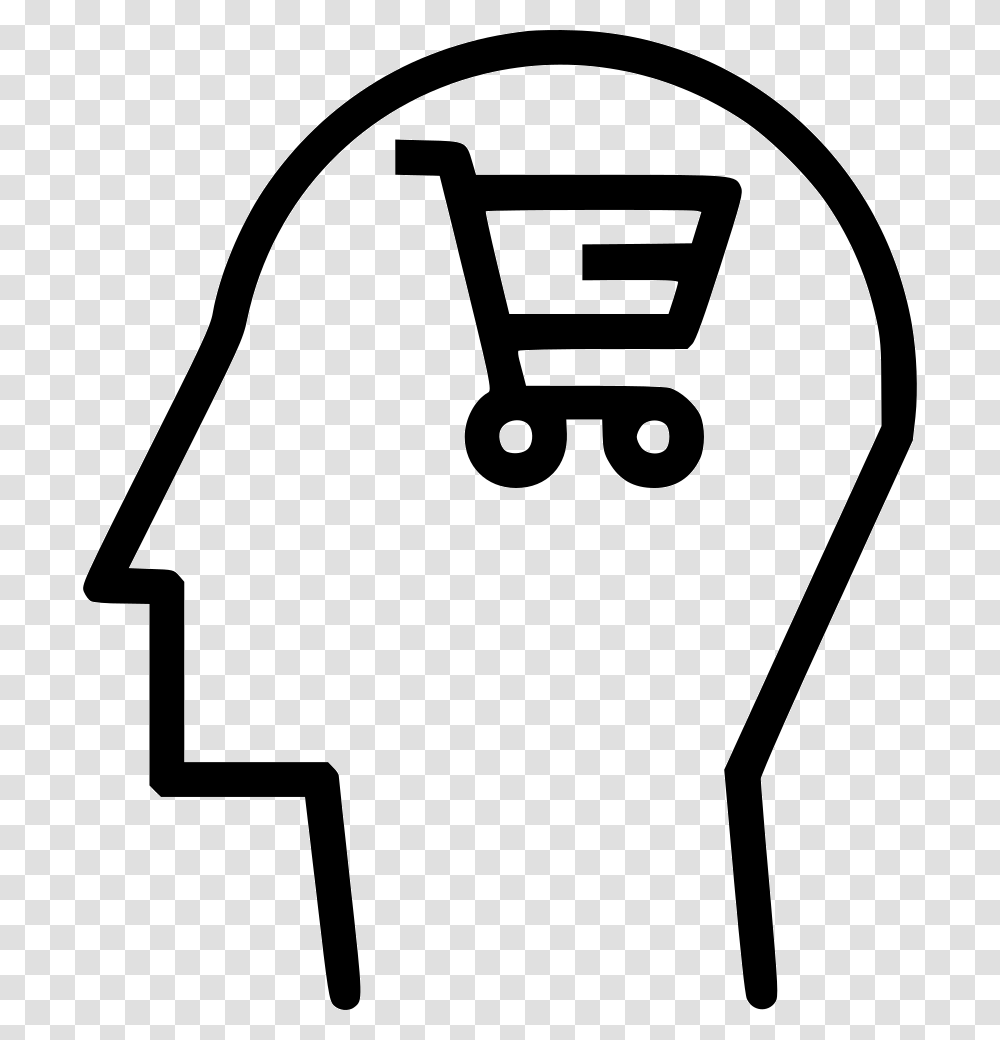 Human Mind User Brain Shop Discount Cart Sale Shopping Shopping Cart In Brain, Light, Stencil, Gas Pump, Machine Transparent Png