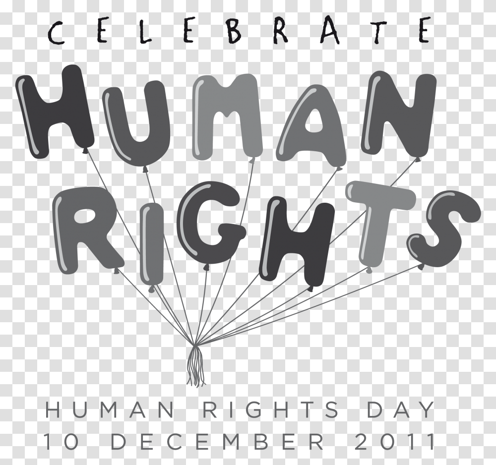 Human Rights Black And White, Alphabet, Handwriting Transparent Png