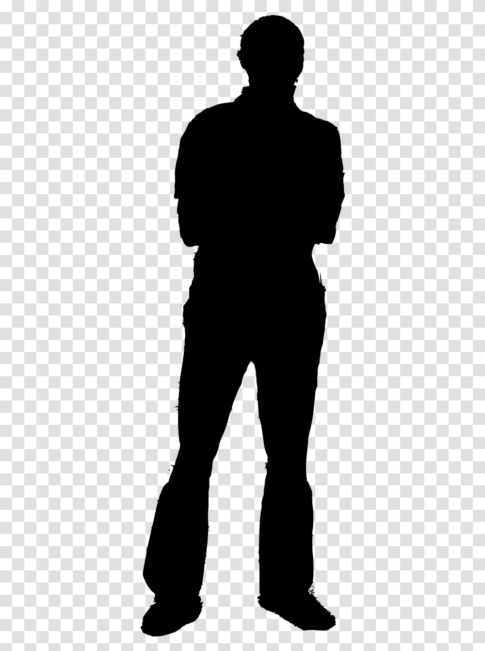 Human Silhouette Stand, Gray, World Of Warcraft Transparent Png