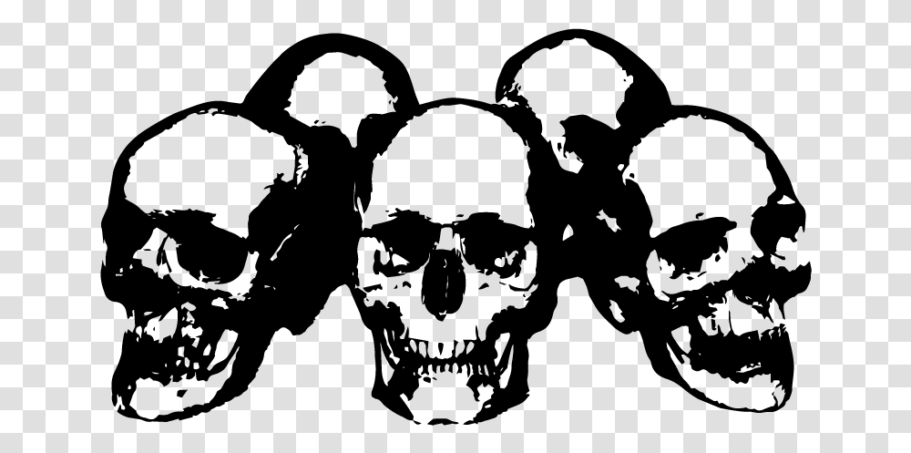 Human Skull Silhouette Vector Skull, Gray, World Of Warcraft Transparent Png