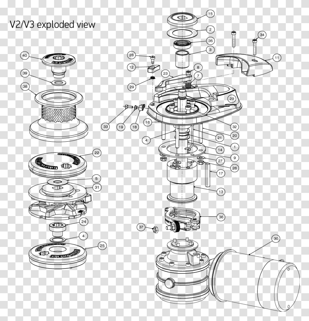 Human Top View Lewmar Windlass Parts, Gray, World Of Warcraft Transparent Png