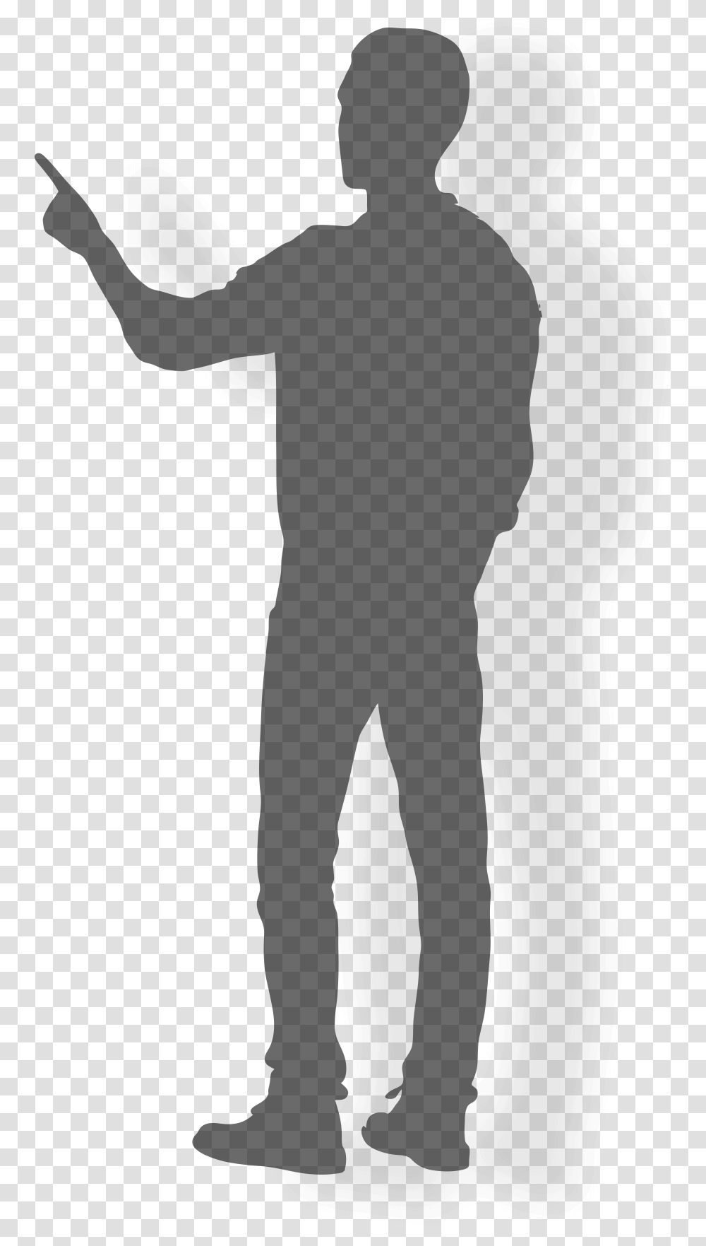 Human Touch Silhouette, Gray, World Of Warcraft Transparent Png
