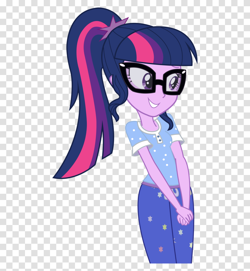 Human Twilight Sparkle Equestria Girl, Comics, Book, Sunglasses, Manga Transparent Png