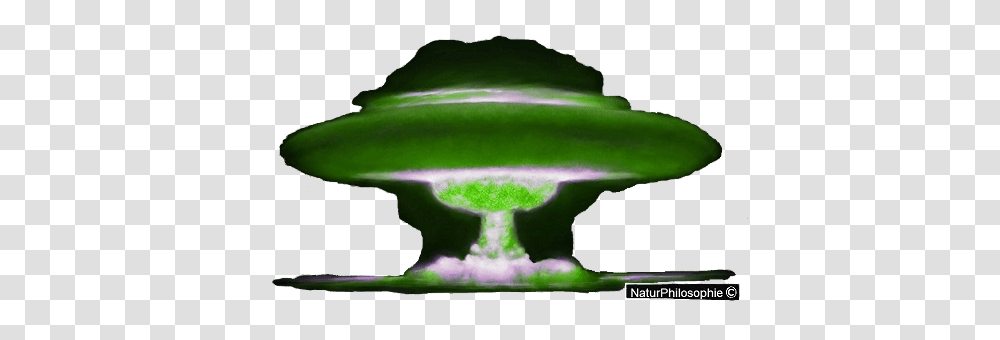 Human Versus Nature The Golden Spike Of The Anthropocene Green Mushroom Cloud, Plant, Hole, Photography, Moss Transparent Png