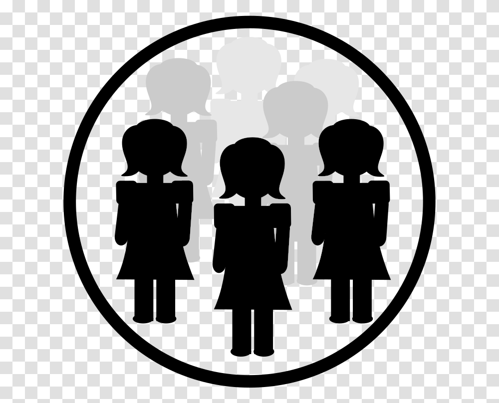 Human Women Icon, Crowd, Silhouette, Audience Transparent Png