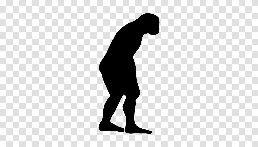 Human Work Evolution, Silhouette, Person, Standing, Kneeling Transparent Png