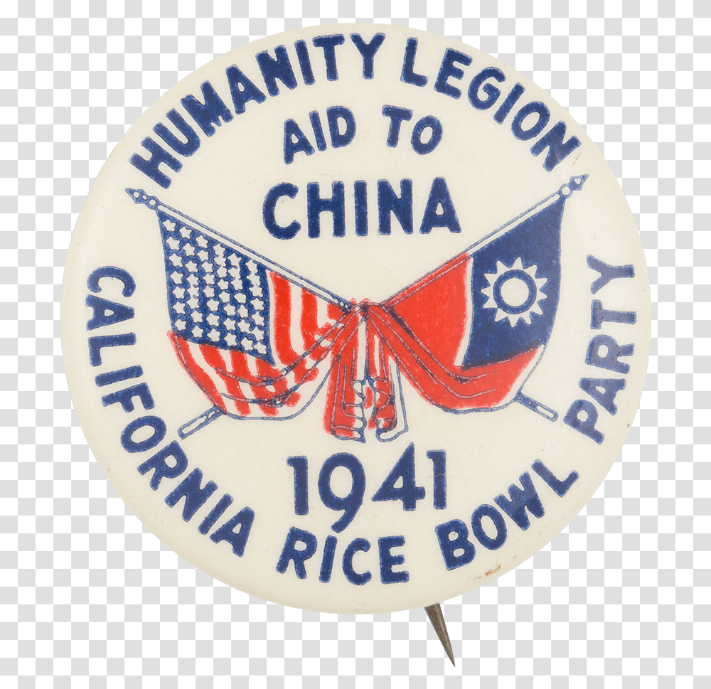 Humanity Legion Aid To China Event Button Museum Emblem, Logo, Trademark, Badge Transparent Png