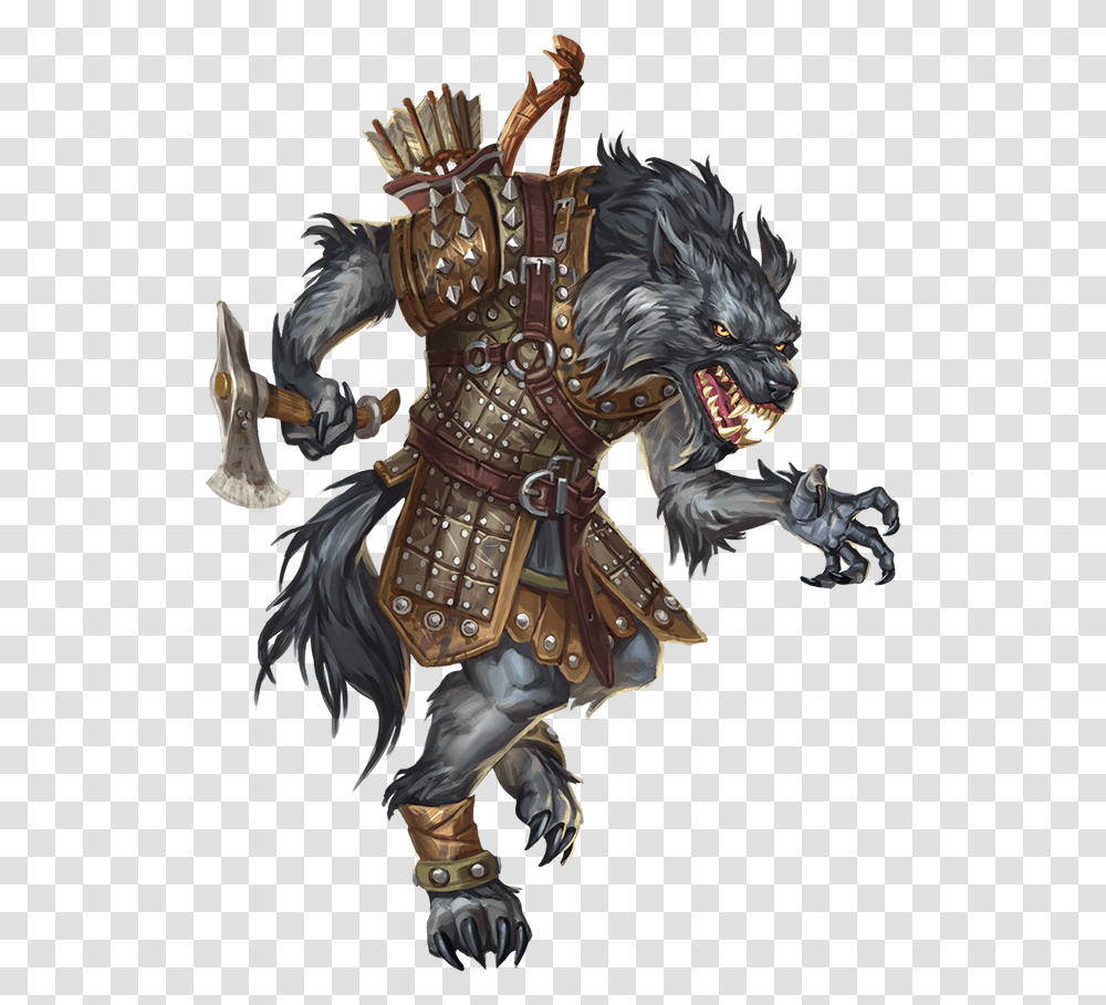 Humanoid Werewolf, Knight, Horse, Mammal, Animal Transparent Png