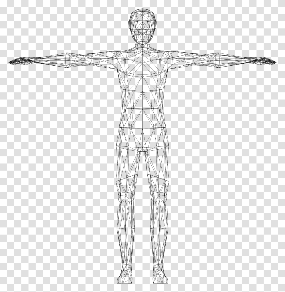 Humans Clipart Wireframe Clipart Human Body, Gray, World Of Warcraft Transparent Png