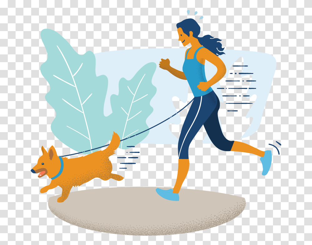 Humans Dog Catches Something, Person, Leaf, Plant Transparent Png