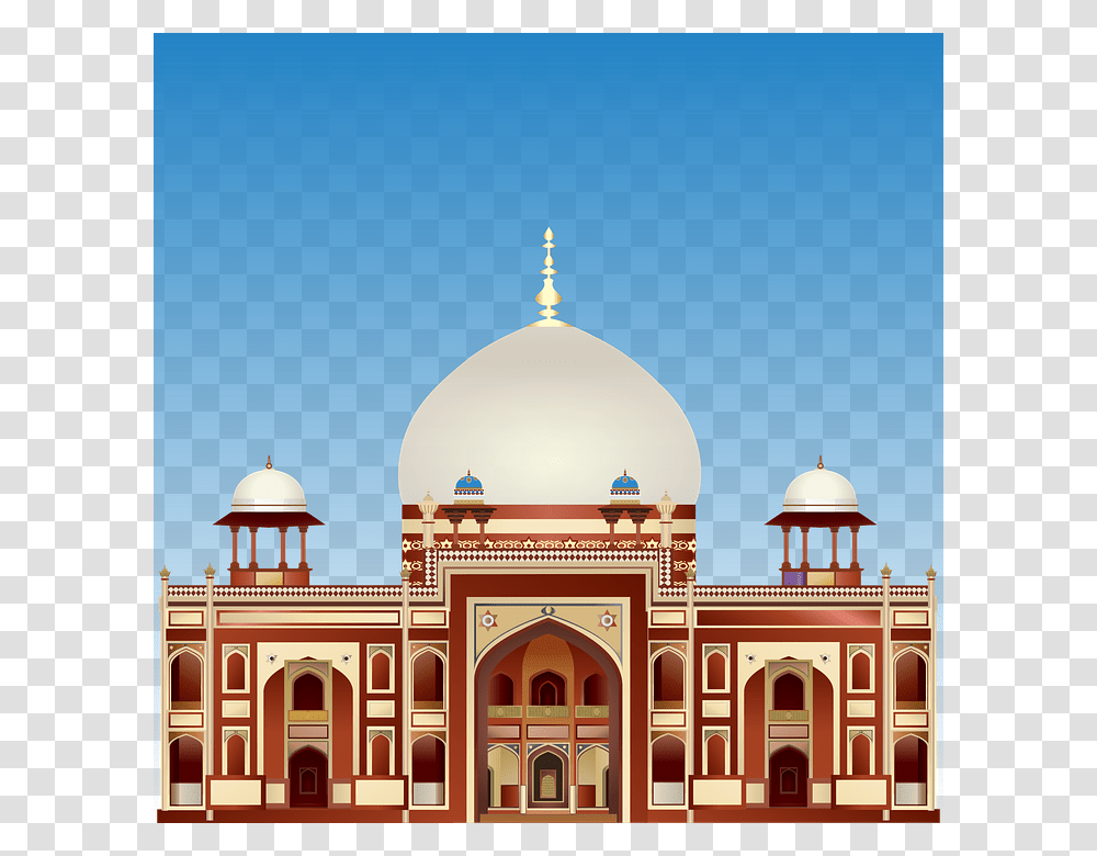 Humayun Tomb Clipart, Dome, Architecture, Building Transparent Png