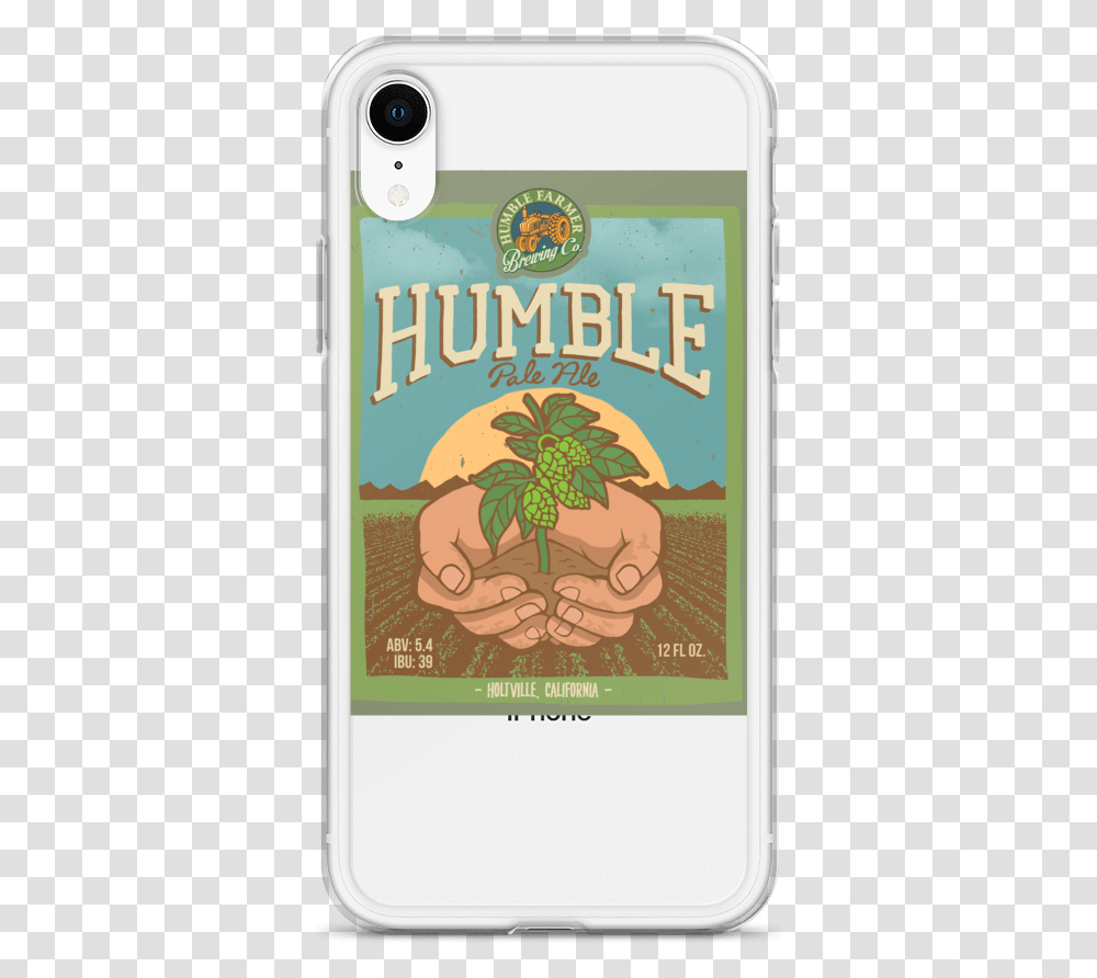Humble Pale Ale Mockup Case On Phone White Iphone Xr Smartphone, Electronics, Mobile Phone, Cell Phone, Poster Transparent Png