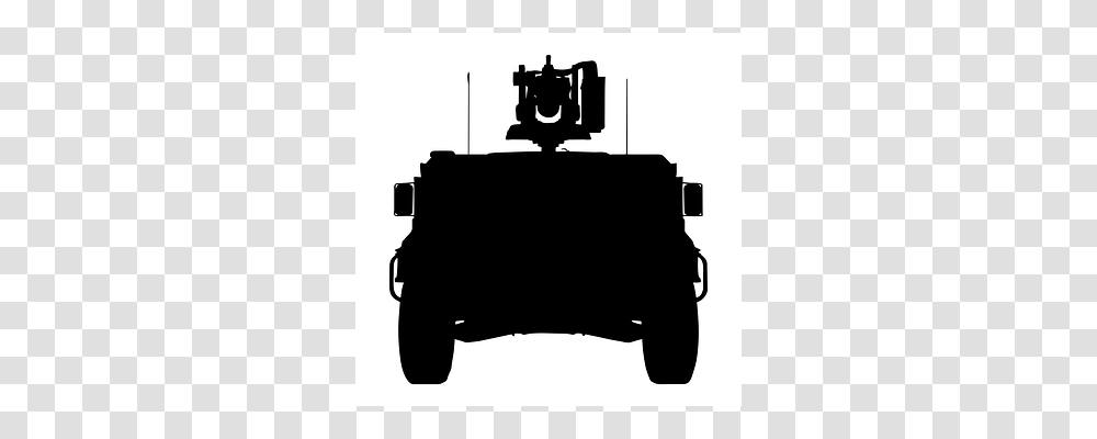 Hummer Silhouette, Vehicle, Transportation, Bulldozer Transparent Png