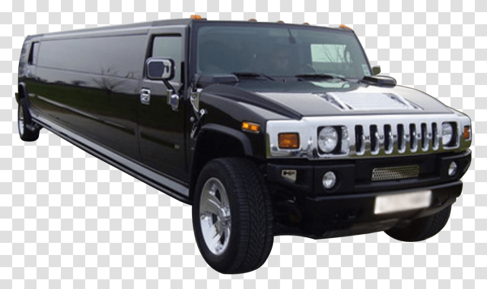 Hummer Limousine Black H2 Hummer Limo, Car, Vehicle, Transportation, Automobile Transparent Png