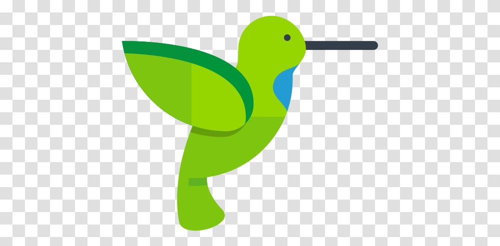 Hummingbird Icon Bird Animal Flat Icon, Text, Green, Figurine, Peeps Transparent Png
