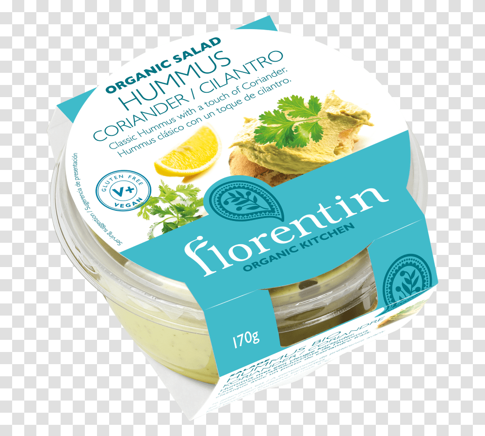Hummus Coriander Florentin, Label, Text, Plant, Jar Transparent Png
