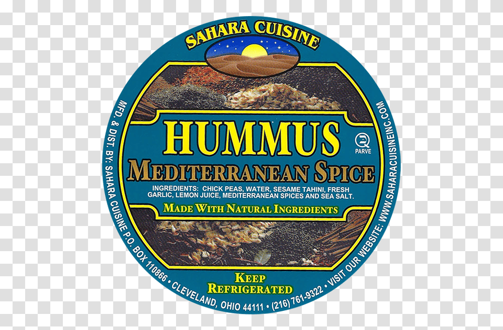 Hummus Indian Spices, Label, Plant, Lager Transparent Png