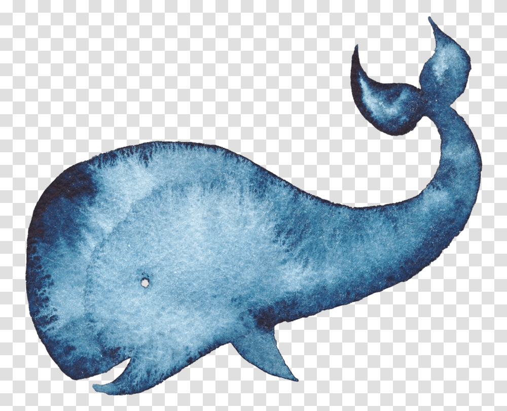 Humpback Whale Watercolor Painting Blue Watercolor Illustration Of A Whale, Animal, Sea Life, Mammal, Shark Transparent Png