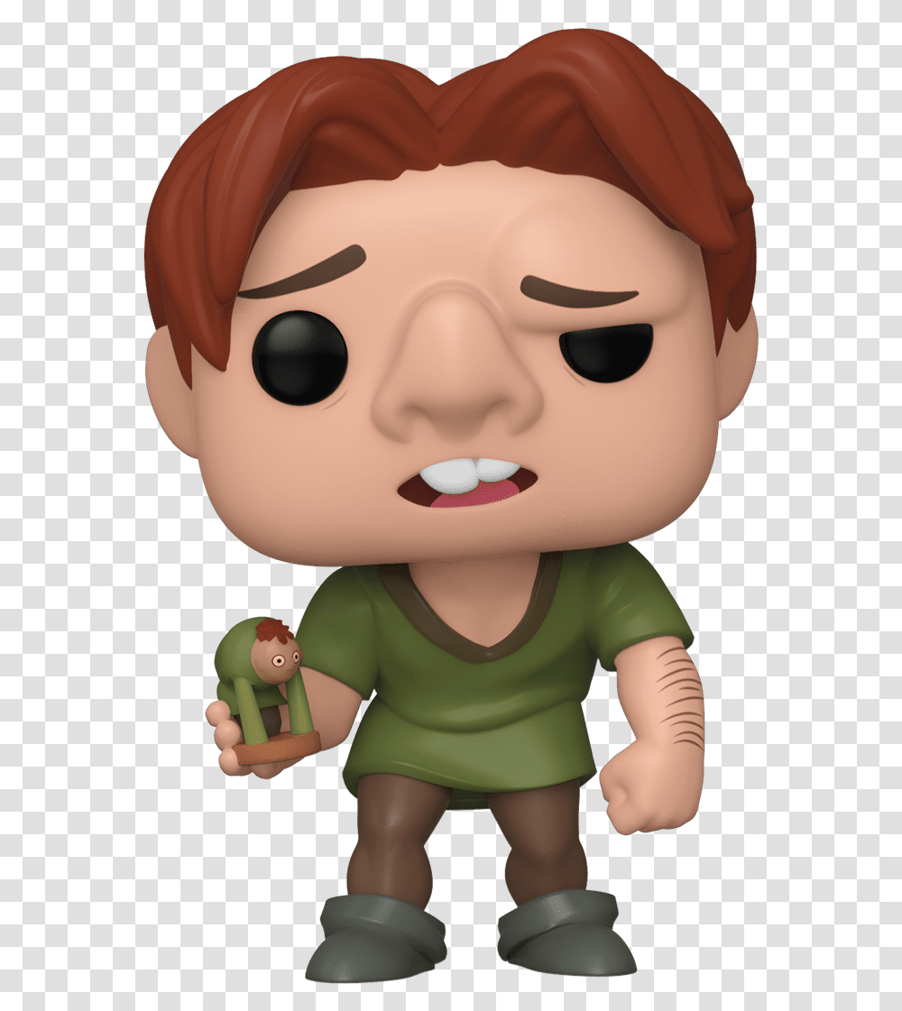 Hunchback Of Notre Dame Pop Vinyl, Doll, Toy, Green, Person Transparent Png