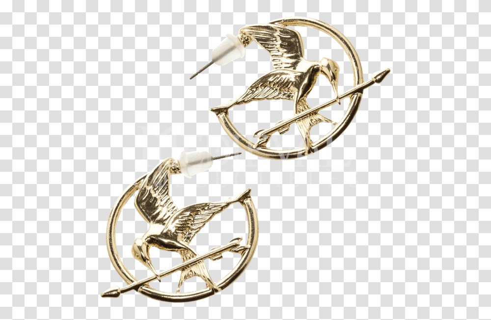 Hunger Games Earrings, Logo, Emblem, Bird Transparent Png