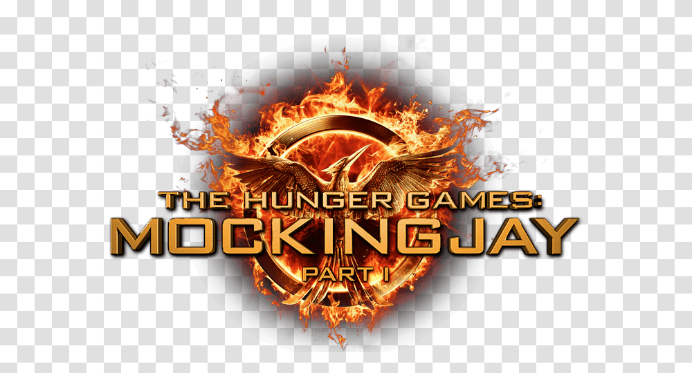 Hunger Games Mockingjay Title, Bonfire, Flame, Logo Transparent Png