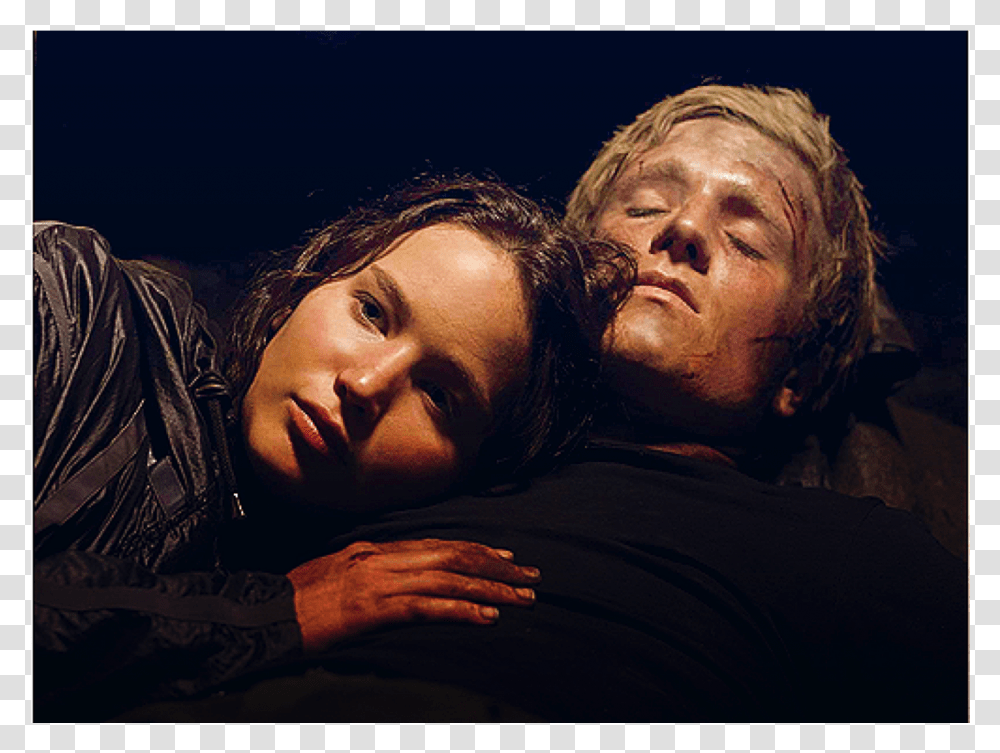Hunger Games Peeta And Katniss, Face, Person, Female Transparent Png