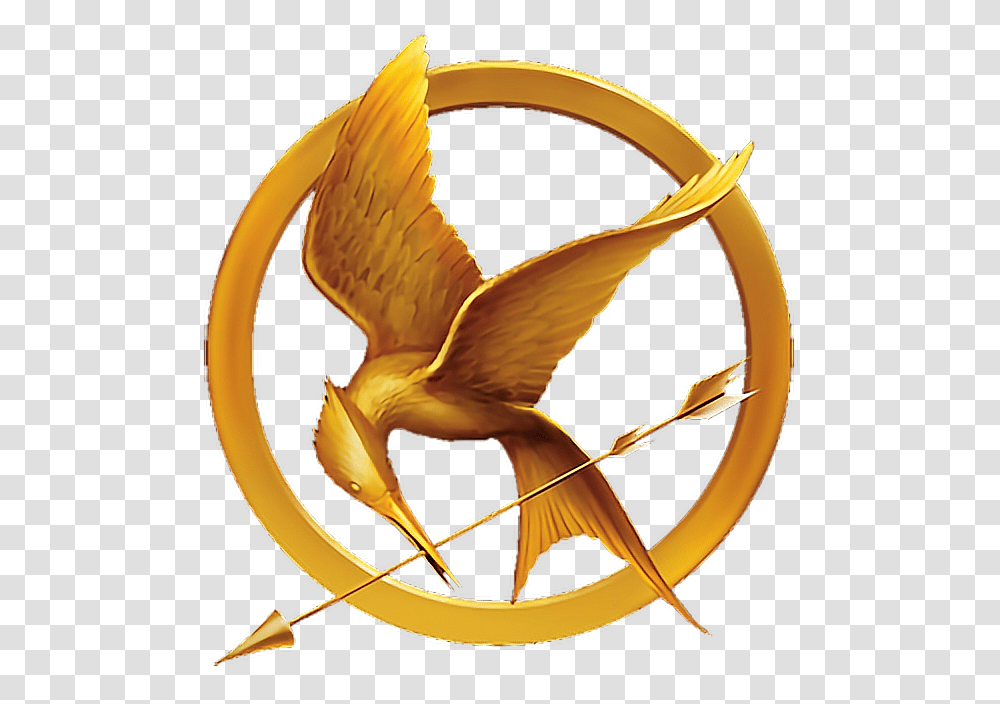 Hungergames Katnisseverdeen Peetamellark Everlark Hunger Games Logo, Bird, Animal, Plant Transparent Png