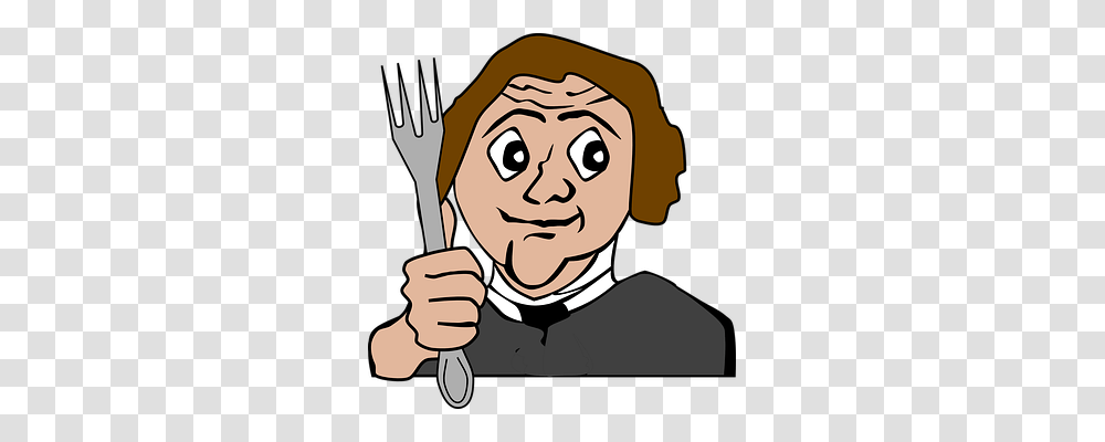 Hungry Person, Fork, Cutlery, Human Transparent Png