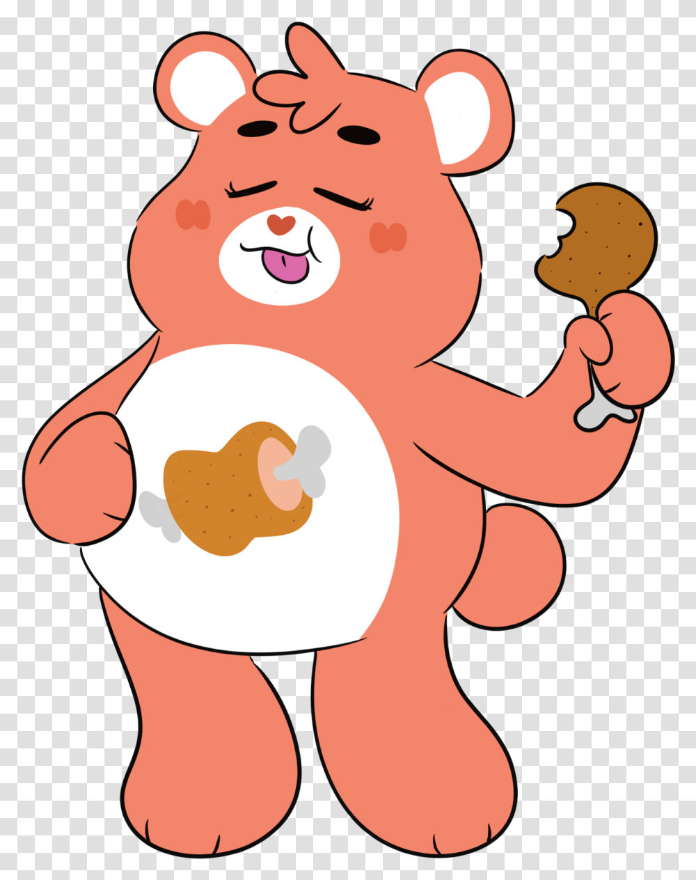 Hungry Bear Care Bear, Food, Cookie, Biscuit, Eating Transparent Png