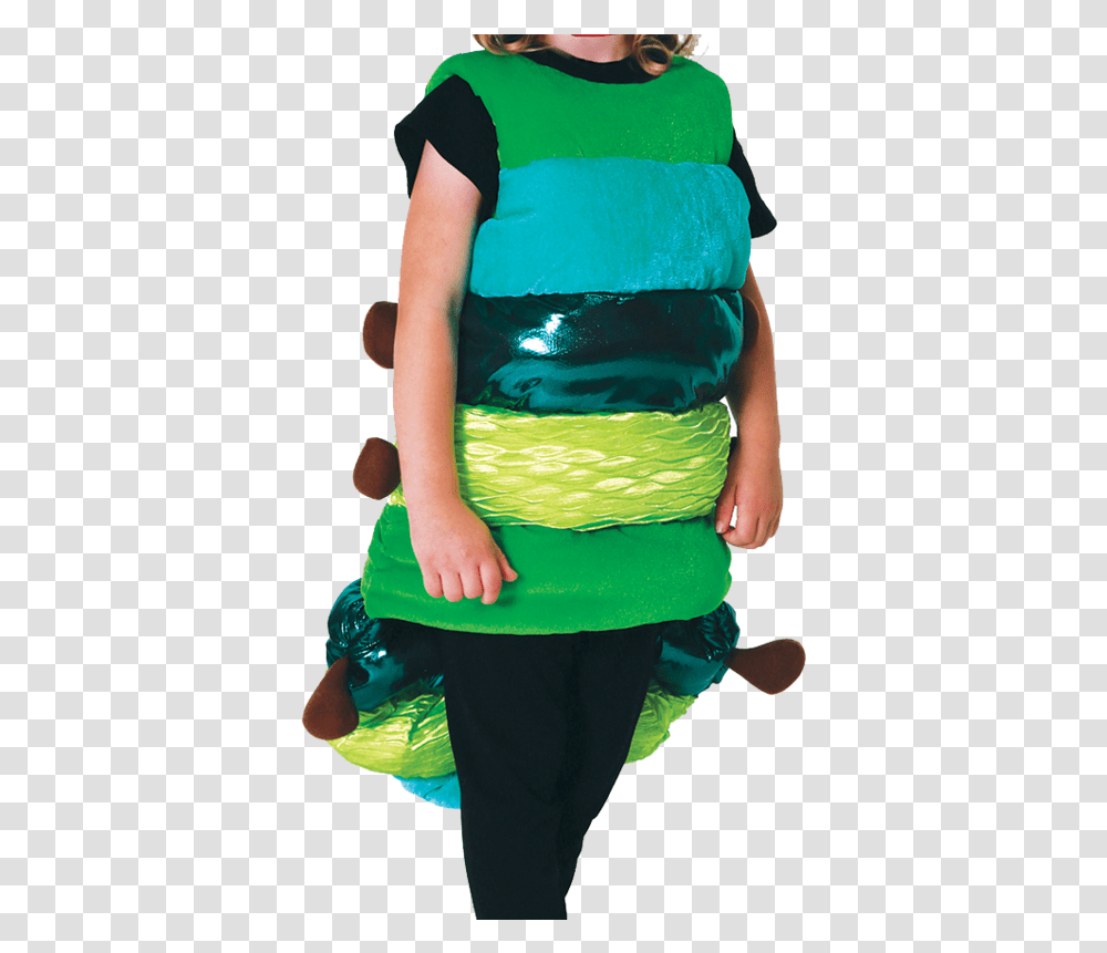 Hungry Caterpillar Costume Girls, Apparel, Person, Dress Transparent Png